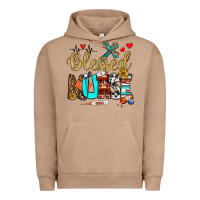 Pigment Burro blessed nurse Urban Hoodie - BundleAndBundleShop