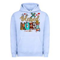 Pigment Grape Ice blessed nurse Urban Hoodie - BundleAndBundleShop