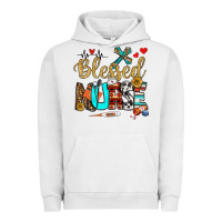 Pigment Lunar Rock blessed nurse Urban Hoodie - BundleAndBundleShop
