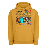 Pigment Peanut Butter blessed nurse Urban Hoodie - BundleAndBundleShop