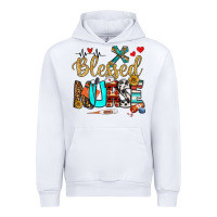 White blessed nurse Urban Hoodie - BundleAndBundleShop