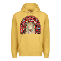 Antique Gold valentines charolais  rainbow Premium Hoodie - JahusDesignShop