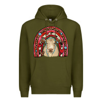 Army Green valentines charolais  rainbow Premium Hoodie - JahusDesignShop