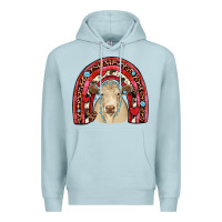 Blue Mist valentines charolais  rainbow Premium Hoodie - JahusDesignShop
