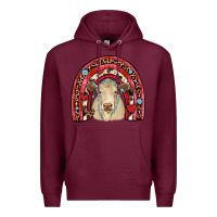 Burgundy valentines charolais  rainbow Premium Hoodie - JahusDesignShop