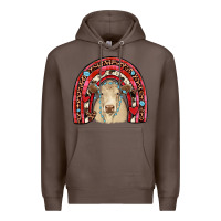 Coffee valentines charolais  rainbow Premium Hoodie - JahusDesignShop