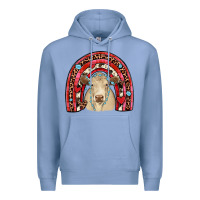 Colony Blue valentines charolais  rainbow Premium Hoodie - JahusDesignShop