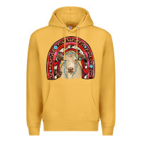 Mustard valentines charolais  rainbow Premium Hoodie - JahusDesignShop