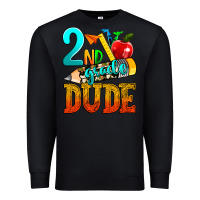 Black 2nd grade dude Premium Sweatshirt - texasbilliewilder