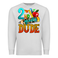 Dove Grey 2nd grade dude Premium Sweatshirt - texasbilliewilder
