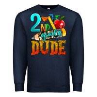 Navy 2nd grade dude Premium Sweatshirt - texasbilliewilder