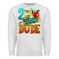 Oatmeal Heather 2nd grade dude Premium Sweatshirt - texasbilliewilder