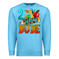 Ocean Blue 2nd grade dude Premium Sweatshirt - texasbilliewilder