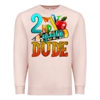 Pale Pink 2nd grade dude Premium Sweatshirt - texasbilliewilder