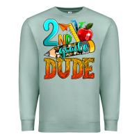 Seafoam 2nd grade dude Premium Sweatshirt - texasbilliewilder