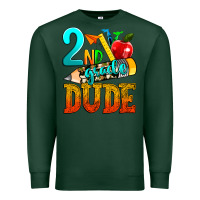 Sports Green 2nd grade dude Premium Sweatshirt - texasbilliewilder