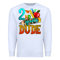 White 2nd grade dude Premium Sweatshirt - texasbilliewilder