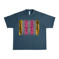 Midnight Navy race leopard brush stroke Urban Heavy Tee - Artiststas