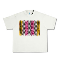 Pistachio race leopard brush stroke Urban Heavy Tee - Artiststas