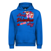 Cobalt happy valentines day Urban Hoodie - AdoDesignShop