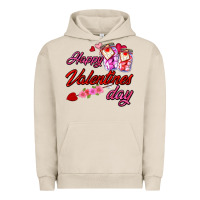 Pigment French Oak happy valentines day Urban Hoodie - AdoDesignShop