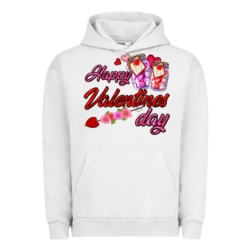 Happy Valentines Day Urban Hoodie by AdoDesignShop | Teevron