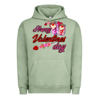 Pigment Oil Green happy valentines day Urban Hoodie - AdoDesignShop