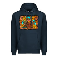 Navy Thanksgiving Turkey Premium Hoodie - Artiststas