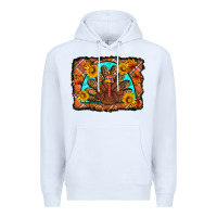 White Thanksgiving Turkey Premium Hoodie - Artiststas