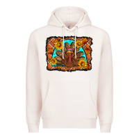 Pale Pink Thanksgiving Turkey Premium Hoodie - Artiststas