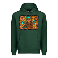 Sports Green Thanksgiving Turkey Premium Hoodie - Artiststas