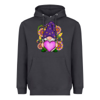 Smoke Mardi Gras gnome Heavyweight Hoodie - RanaPortraitStore