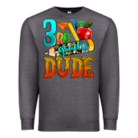 Charcoal Heather 3rd grade dude Premium Sweatshirt - texasbilliewilder