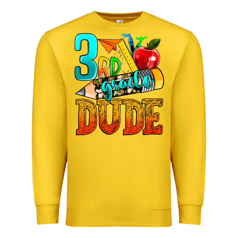 3rd Grade Dude Premium Sweatshirt by texasbilliewilder | Teevron