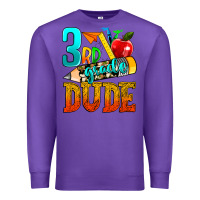 Purple 3rd grade dude Premium Sweatshirt - texasbilliewilder