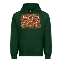 Forest Green american football background Urban Hoodie - JahusDesignShop