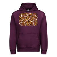 Mauve Wine american football background Urban Hoodie - JahusDesignShop