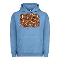 Pigment Pebble Blue american football background Urban Hoodie - JahusDesignShop