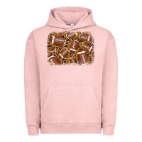 Pigment Salmon american football background Urban Hoodie - JahusDesignShop