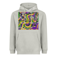 Moon Dust Mardi Gras Cowhide Heavyweight Hoodie - RanaPortraitStore