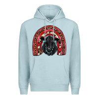 Blue Mist valentines black angus  rainbow Premium Hoodie - JahusDesignShop