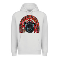 Dove Grey valentines black angus  rainbow Premium Hoodie - JahusDesignShop