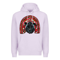 Lilac valentines black angus  rainbow Premium Hoodie - JahusDesignShop