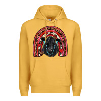 Mustard valentines black angus  rainbow Premium Hoodie - JahusDesignShop