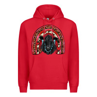 Red valentines black angus  rainbow Premium Hoodie - JahusDesignShop