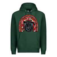 Sports Green valentines black angus  rainbow Premium Hoodie - JahusDesignShop