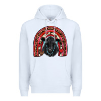 White valentines black angus  rainbow Premium Hoodie - JahusDesignShop