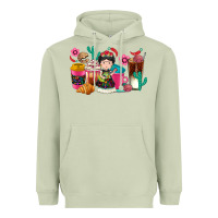 Matcha But first cafecito y chismecito Heavyweight Hoodie - RanaPortraitStore