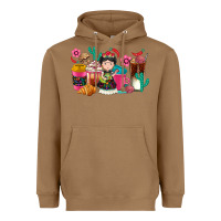 Toasted Coconut But first cafecito y chismecito Heavyweight Hoodie - RanaPortraitStore
