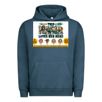 Pigment Midnight Navy This mama  loves her herd goats Urban Hoodie - Jasminsmagicworld